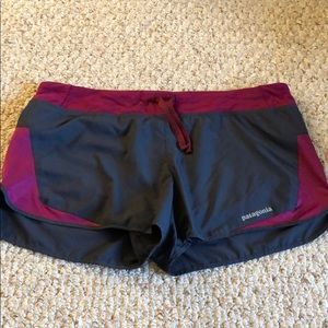 Patagonia running shorts.